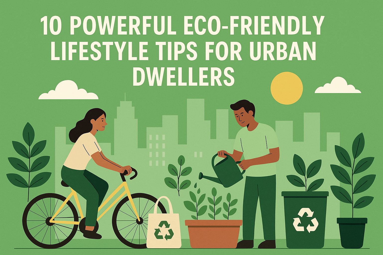 eco-friendly lifestyle tips for urban dwellers